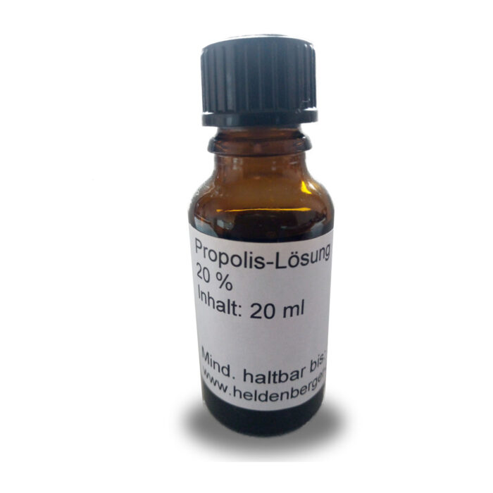<div style="font-size: 24px;">Propolis</div> <div style="font-size: 22px;">20ml – Natürlichkeit aus eigener Herstellung</div>