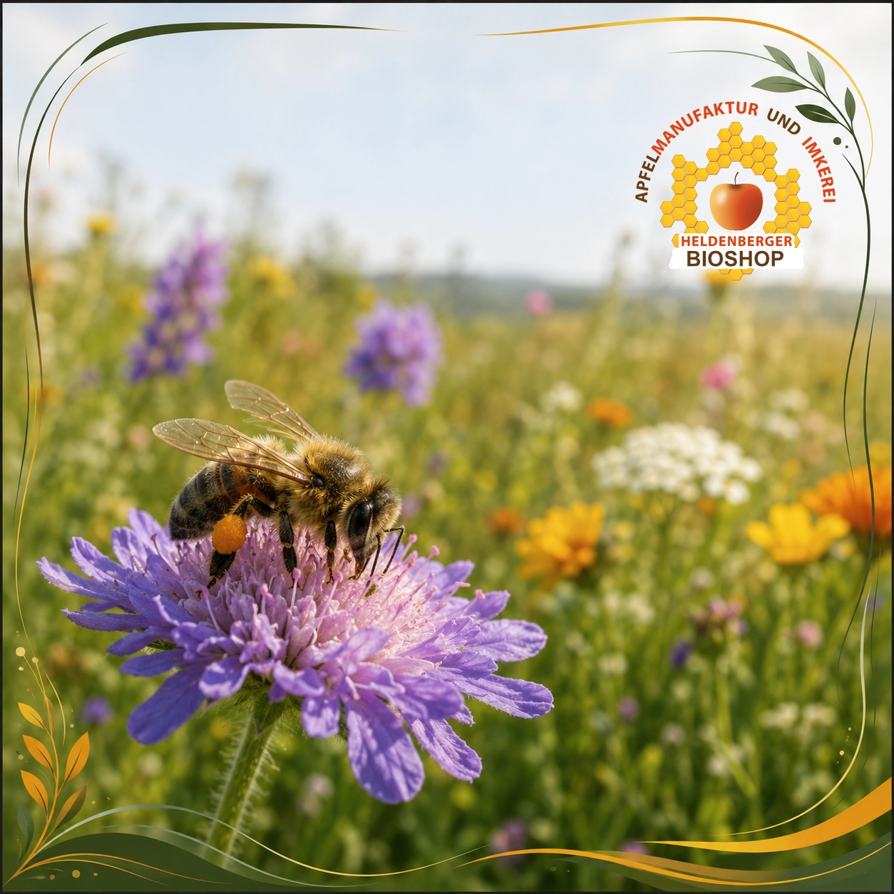 Wildblumen-Honig